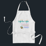 Light the Lights Hanukkah  Standard Apron<br><div class="desc">Colourful Hanukkah (Chanukah) greeting card highlights the fun activities of this Jewish holiday.</div>