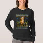 Light The Meownorah Jewish Cat Menorah Lover Ugly  T-Shirt<br><div class="desc">Light The Meownorah Jewish Cat Menorah Lover Ugly Chanukah</div>