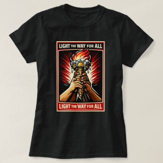 Light the Way for All Torch Graphic T-Shirt