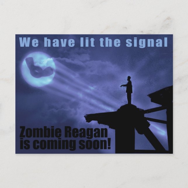 Light the winger signal! Postcard (Front)