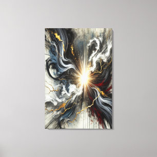 Light Through Chaos Canvas Print
