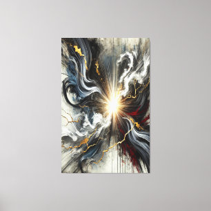 Light Through Chaos Canvas Print