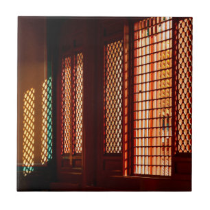 Light Through Mesh Window openings Tile