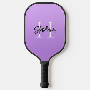 Light to Medium Lavender Ombre Monogrammed Pickleball Paddle