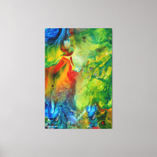 Light Torch 1 Abstract Landscape Canvas Print