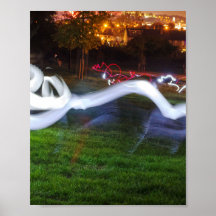 Light trails Print, Value Poster Paper (Matte)
