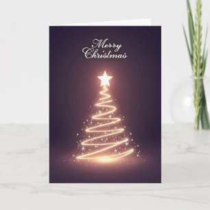 Light Tree Christmas Card