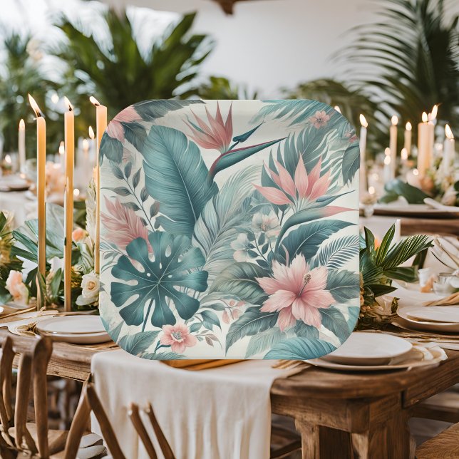 Light Tropical Essence Paper Plates (Creator Uploaded)