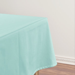 Light Turquoise Solid Colour Classic Elegant Tablecloth