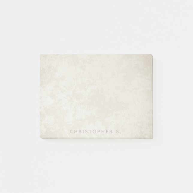 Light Umber Brown Urban Grunge Post-it Notes (Front)