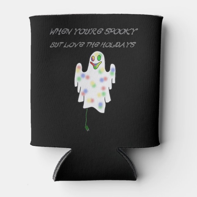 Light up Ghost Can Cooler (Front)