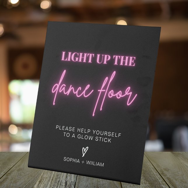 Light Up the Dance Floor | Glow Sticks Sign (Creator Uploaded)