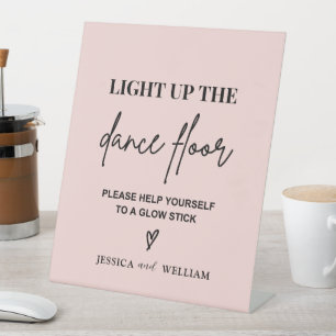 Light Up the Dance Floor Glow Sticks Sign