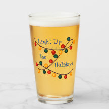 Light Up The Holidays Glass Tumbler