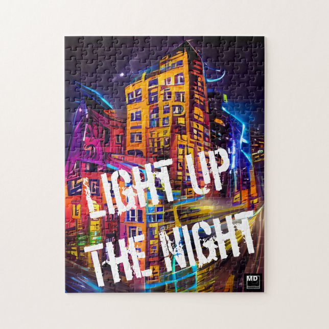 Light Up The Night 1 - Vivid Colour Puzzles (Vertical)