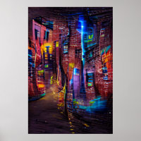 Light Up The Night 3 - Vivid Colour Poster