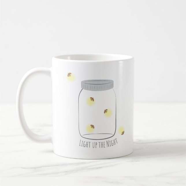 Light Up the Night - Fireflies Coffee Mug (Left)