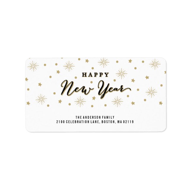 Light up the Sky | Holiday Address Labels (Front)