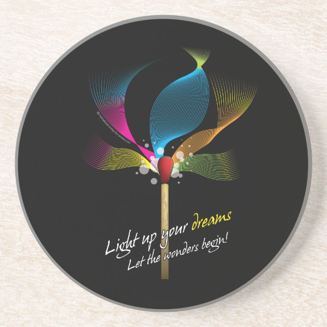 Light Up Your Dreams Coaster (Front)