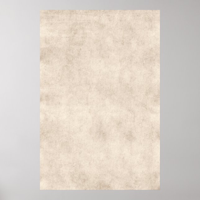 Light Vintage Parchment Antique Paper Background Poster (Front)