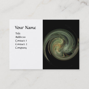 LIGHT VORTEX ,vibrant black grey Business Card