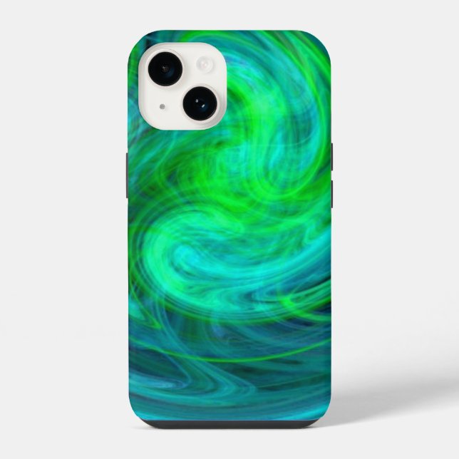 LIGHT VORTEX ,vibrant blue iPhone Case (Back)