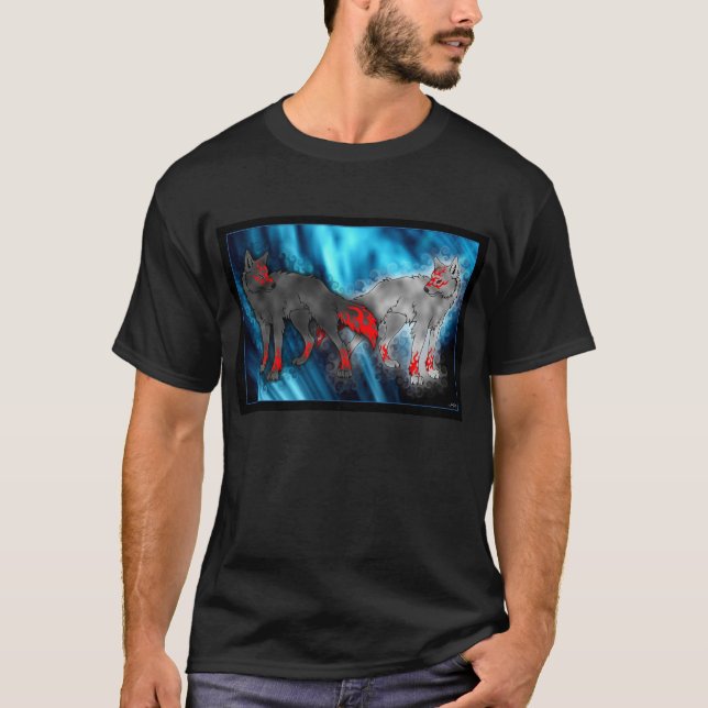 Light Vs. Dark Wolf T-Shirt (Front)
