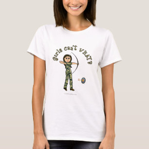 Light Woman Archery in Camouflage T-Shirt