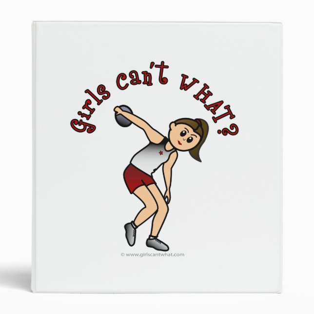 Light Womens Discus Binder (Front)