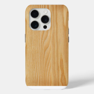 light wood board textures iPhone 15 pro case