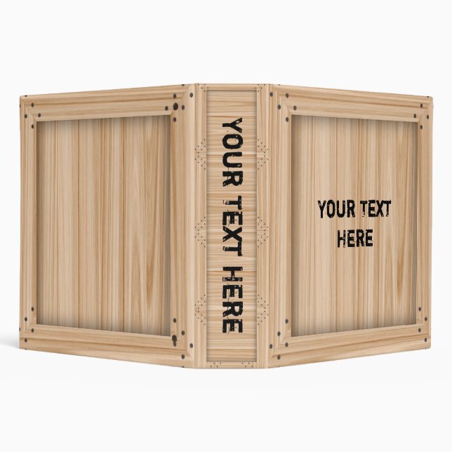Light Wood Crate - Binder (Background)