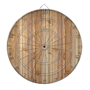 Light Wood Panelling Dartboard