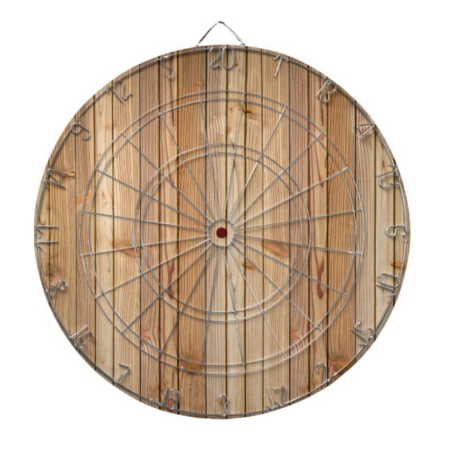 Light Wood Panelling Dartboard (Front)