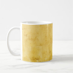 light yellow abstract textured plaster on the wall coffee mug