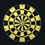 Light Yellow And Black Dartboard<br><div class="desc">Light Yellow And Black Dart Board</div>