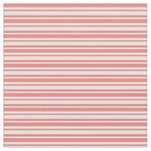 Light Yellow and Light Coral Lines Fabric
