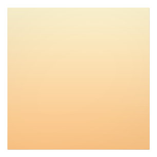 Light Yellow and Orange Color Gradient Photo Print