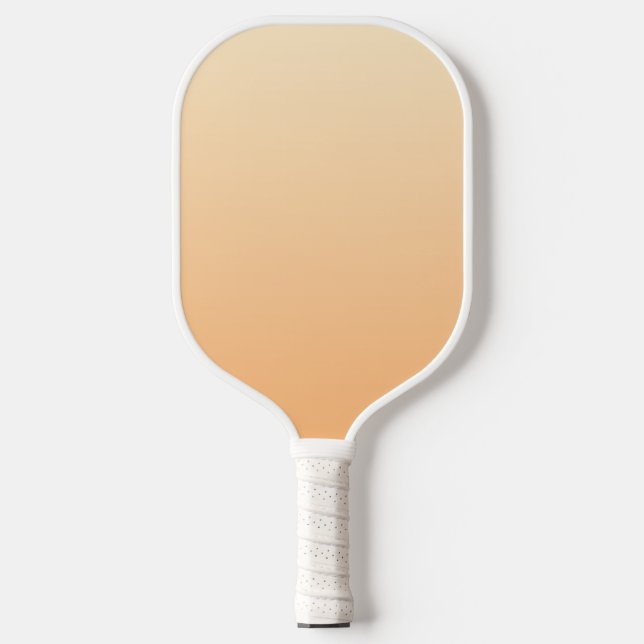 Light Yellow and Orange Colour Gradient Pickleball Paddle (Front)