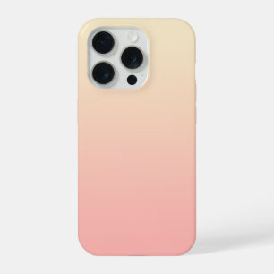 Light Yellow and Pink Gradient iPhone 15 Pro Case