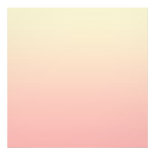 Light Yellow and Pink Gradient Photo Print