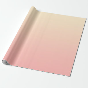Light Yellow and Pink Gradient Wrapping Paper