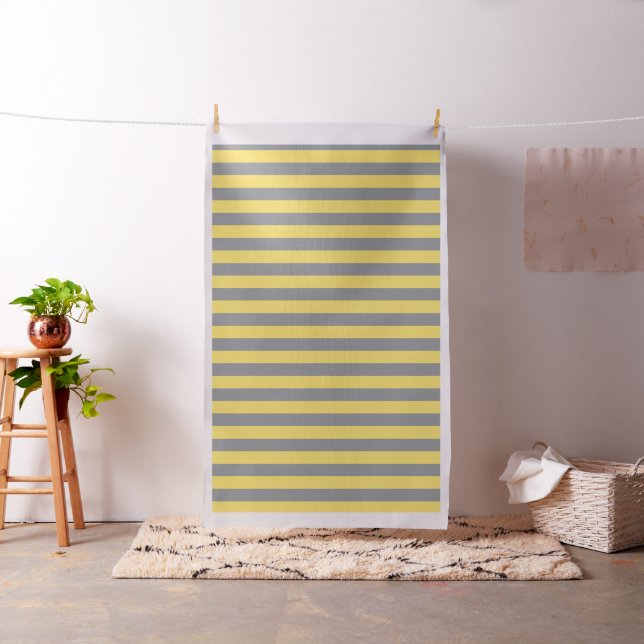 Light Yellow And Soft Grey Customize Fabric (In Situ)