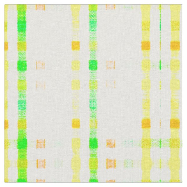 Light Yellow Check Fabric (Close Up)