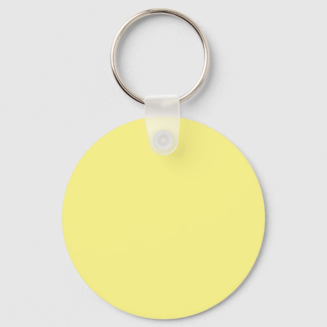 Light Yellow #FFF888, Marzipan Keychain (Front)