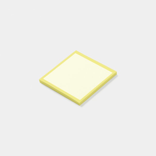 Light Yellow Plain  Post-it Notes (Angled)