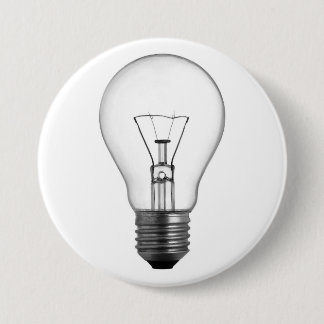 Lightbulb 3 Inch Round Button