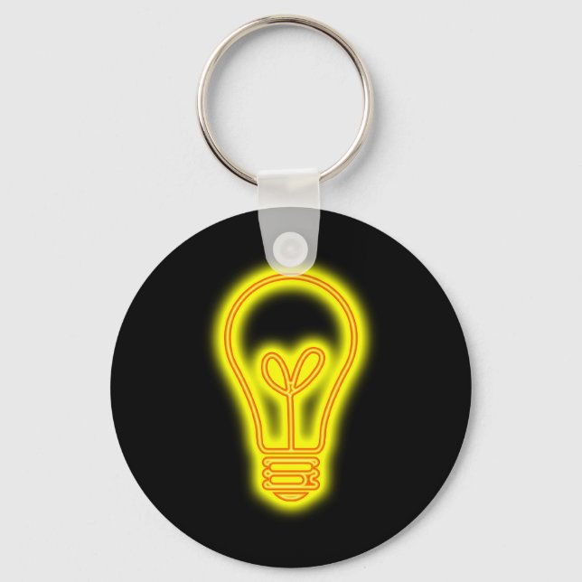 Lightbulb Keychain (Front)