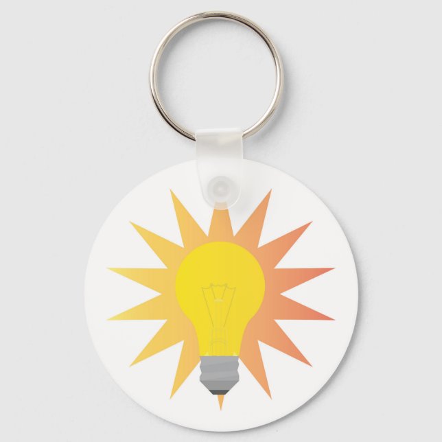 Lightbulb Keychain (Front)