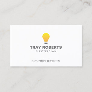LIGHTBULB LOGO No. 1 Business Card