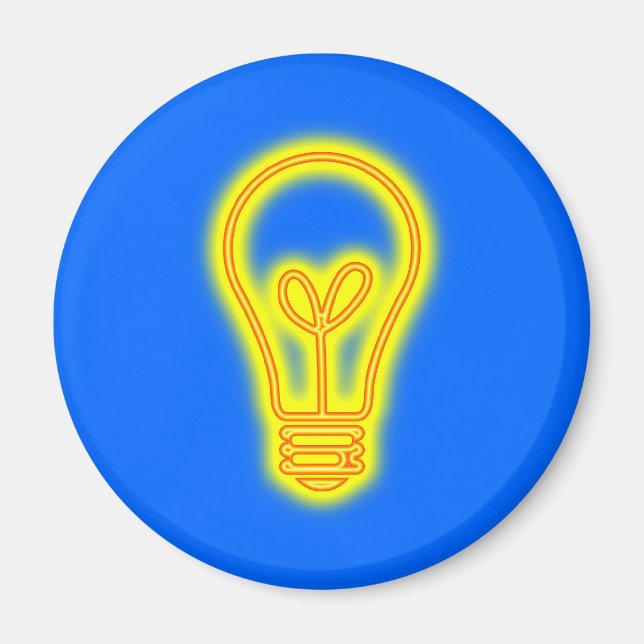 Lightbulb Magnet (Front)